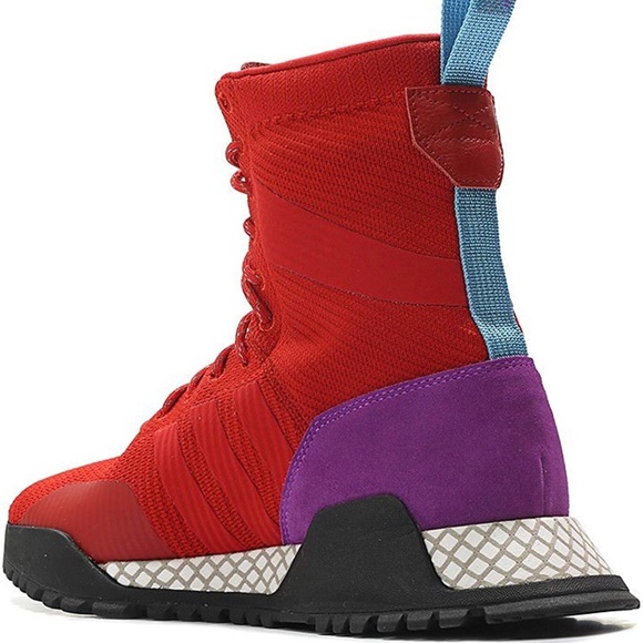 Adidas AF 1.3 PK Primeknit Boot RED sneakers 10.5 - Picture 4 of 4
